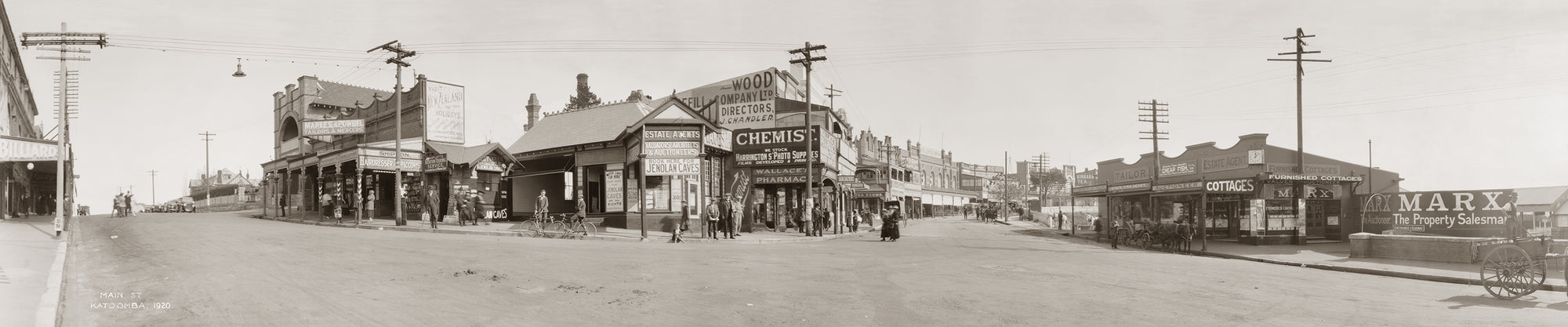 Katoomba Street and Bathurst Road Junction, Katoomba NSW Australia 1920