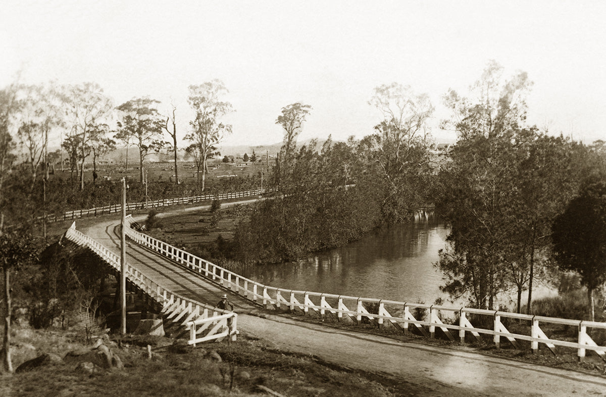 Browns Bridge, Taree NSW Australia c.1908