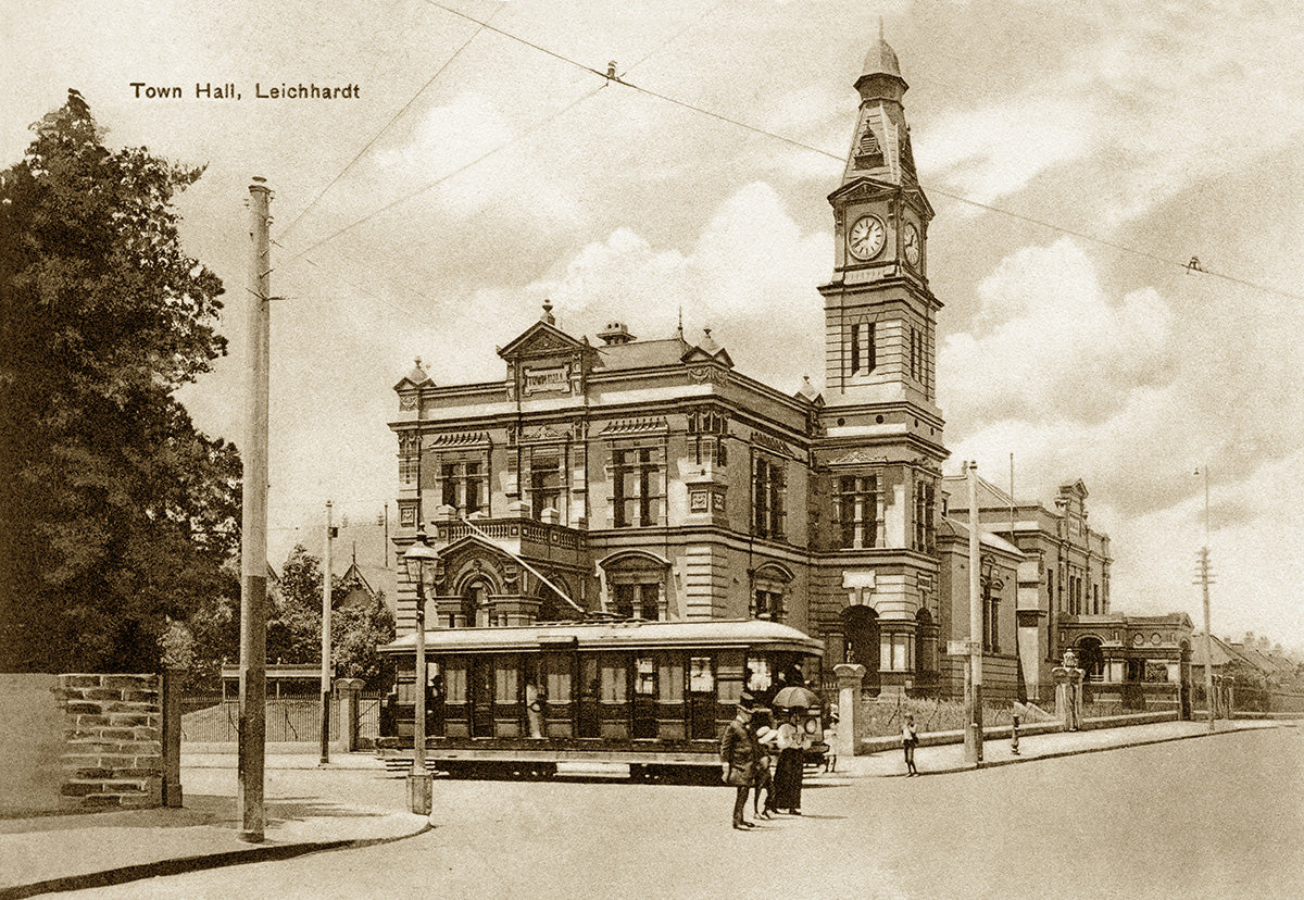 Town Hall, Leichhardt NSW Australia c.1910