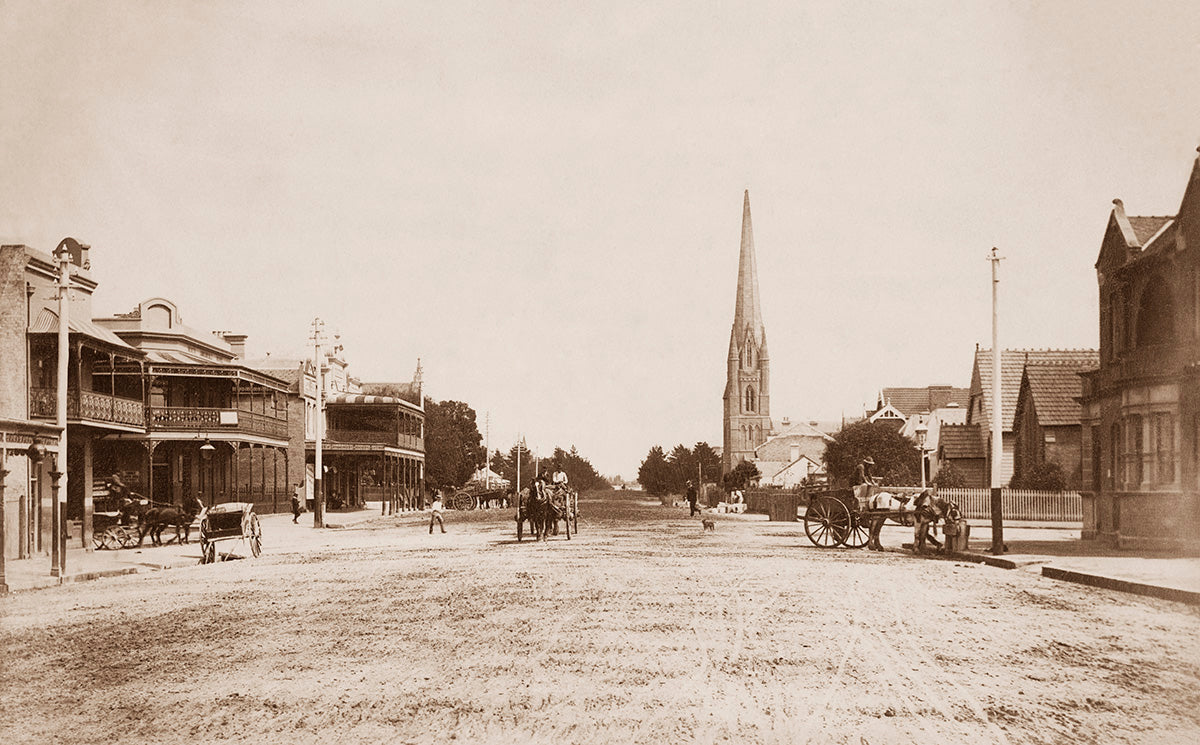 Johnston Street, Annandale NSW Australia 1880s