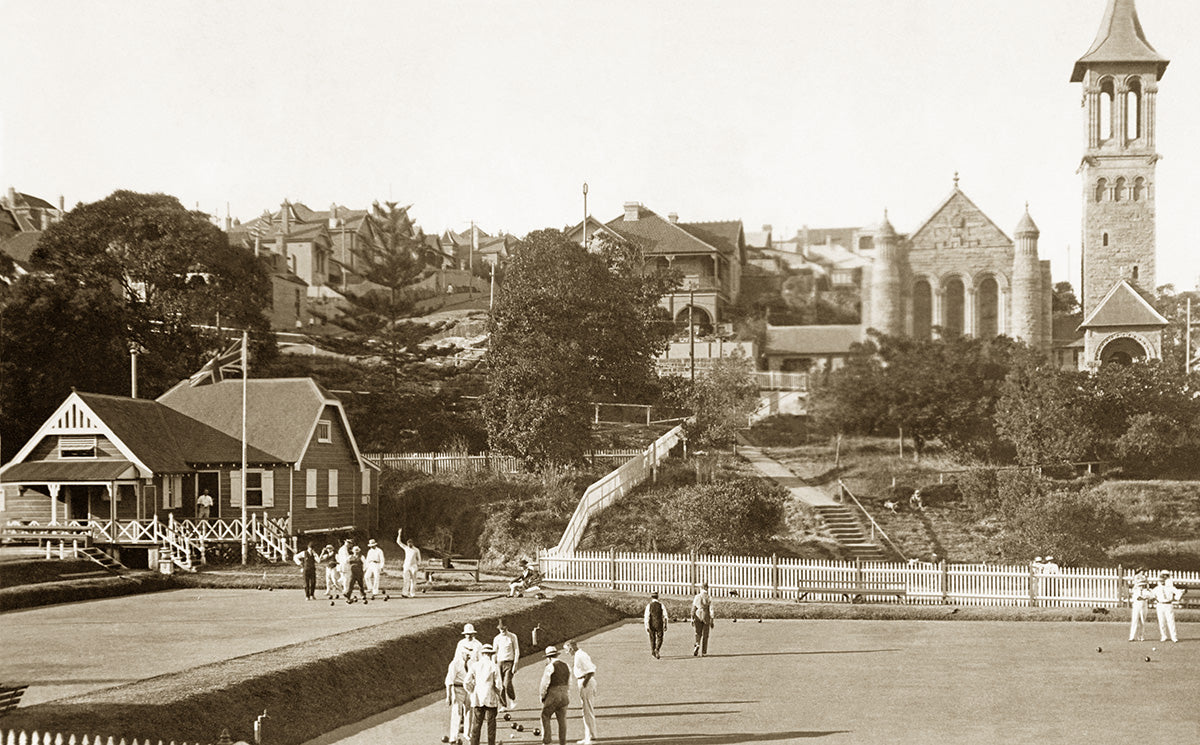 Bowling Club, Manly NSW Australia c.1910