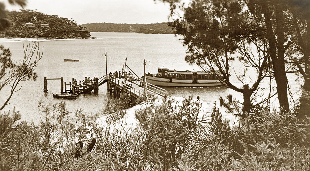 Bundeena Wharf, Bundeena NSW Australia 1940s