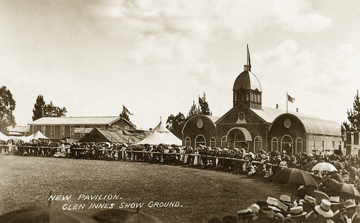 Showground And New Pavilion, Glen Innes NSW Australia c.1911