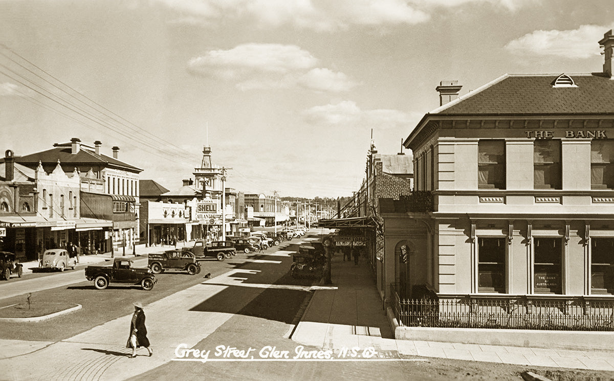 Gray Street, Glen Innes NSW Australia 1950