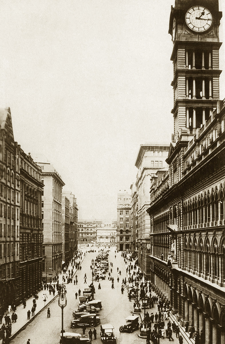 Martin Place, Sydney NSW Australia 1920s