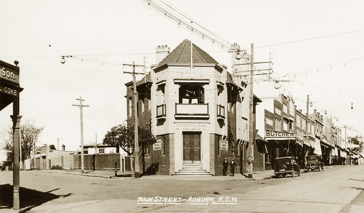 Main Street, Auburn NSW Australia 1920s