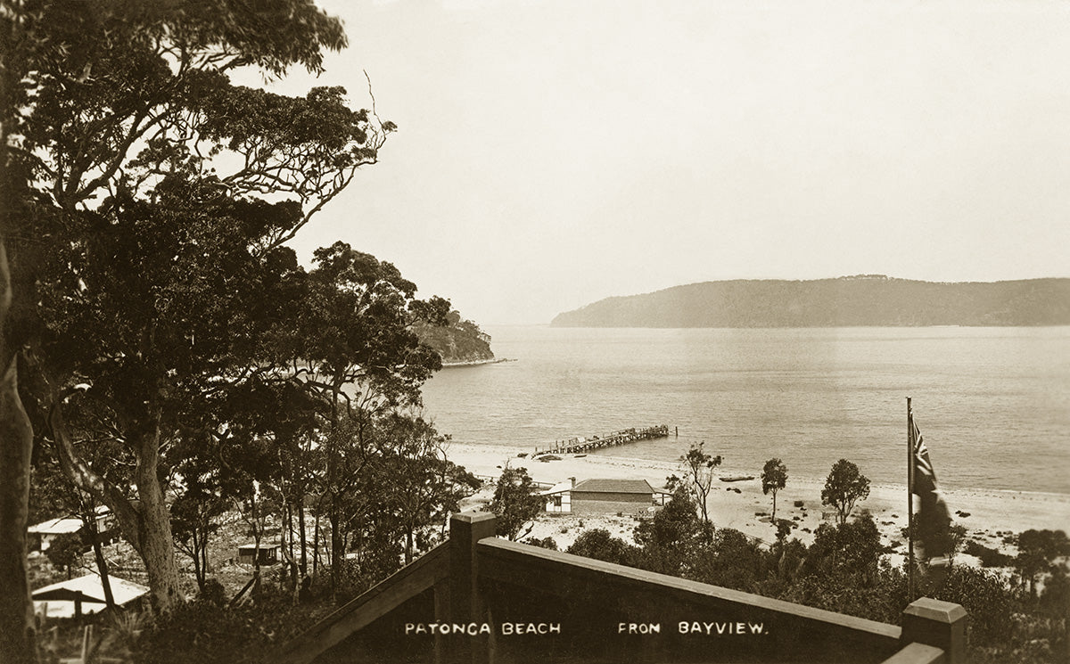 Patonga Beach From Bayview House, Patonga NSW Australia c.1920