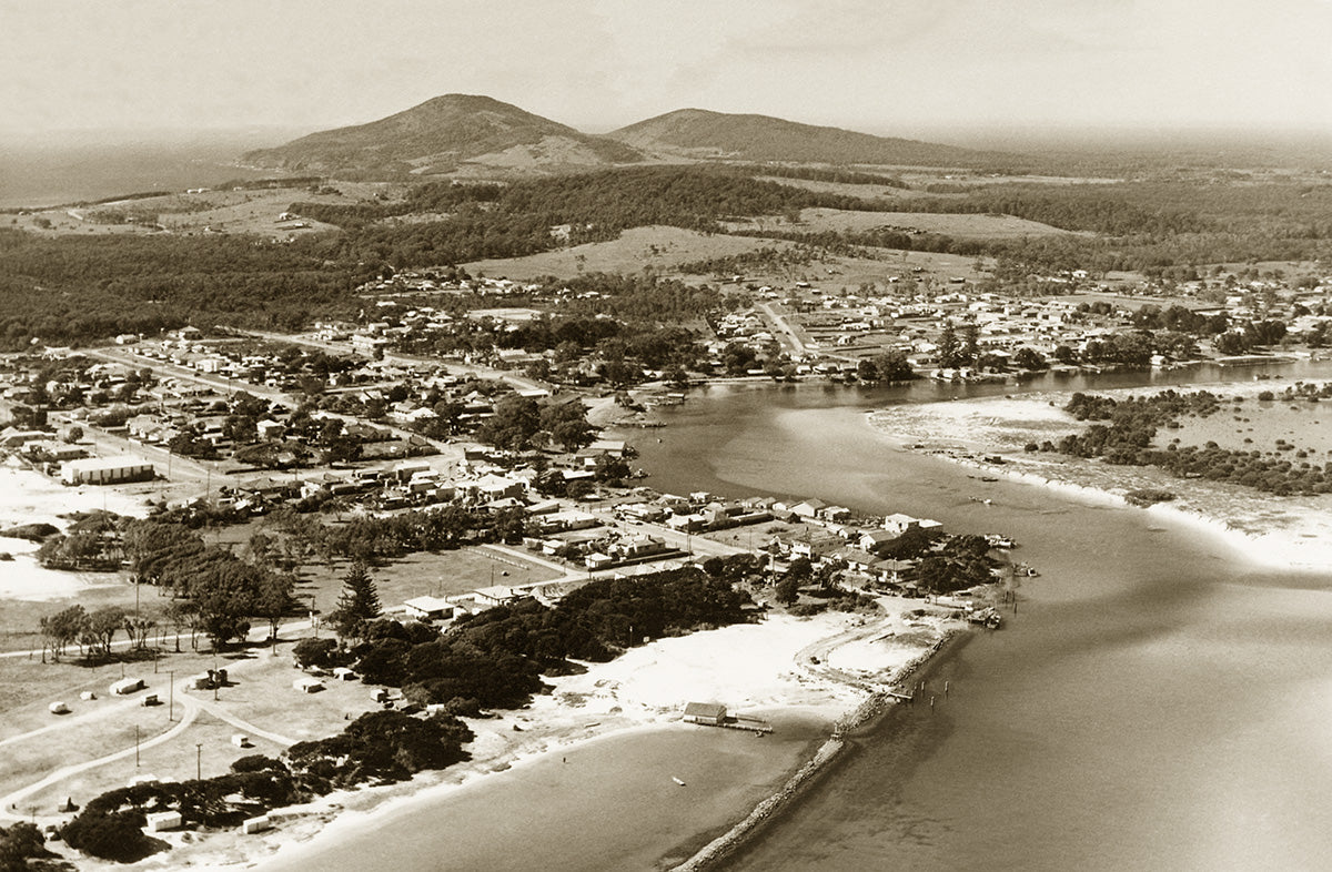 Aerial View, Forster NSW Australia 1949