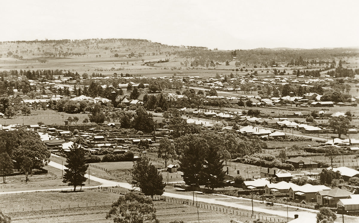 Panorama 2 From Reservoir Hill, Glen Innes NSW Australia c.1927