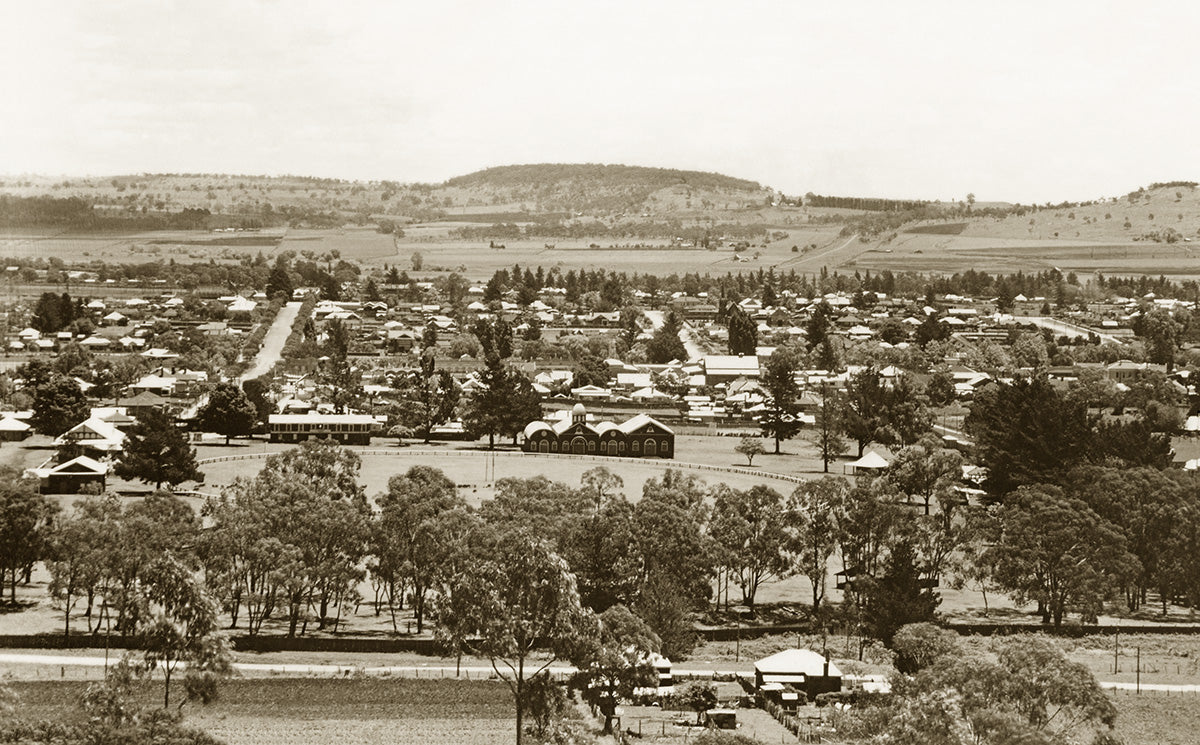 Panorama 1 From Reservoir Hill, Glen Innes NSW Australia c.1927