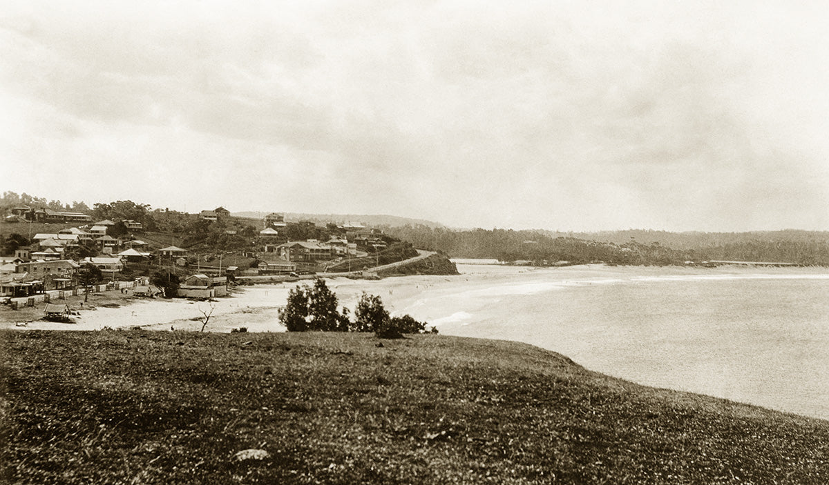 Beach - Looking West, Terrigal NSW Australia 1920s