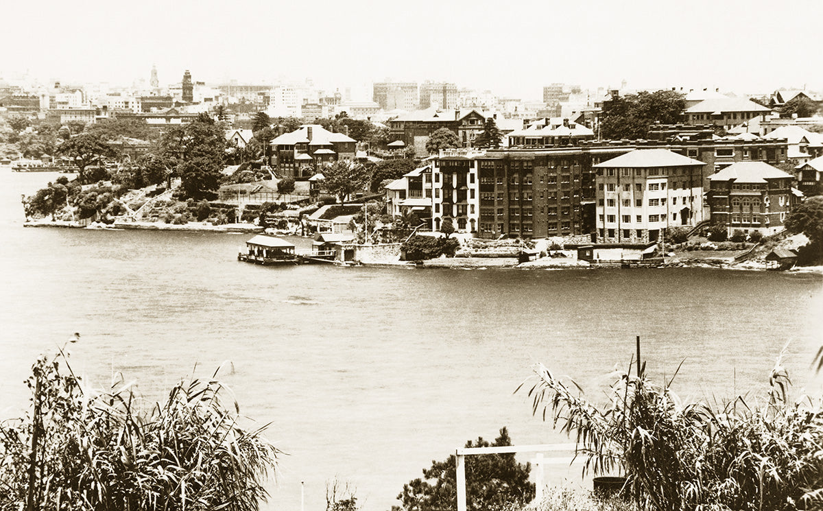 Sydney Harbour, Kirribilli NSW Australia c.1930