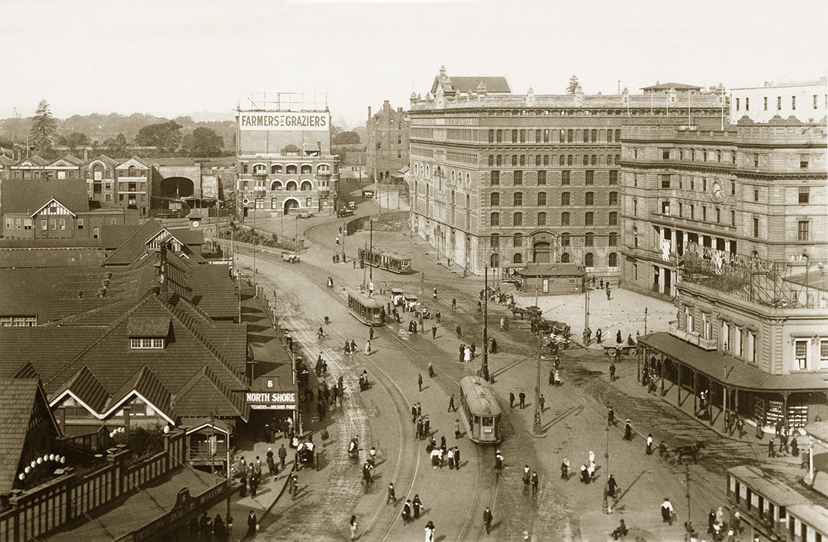 Circular Quay, Sydney NSW Australia 1920s