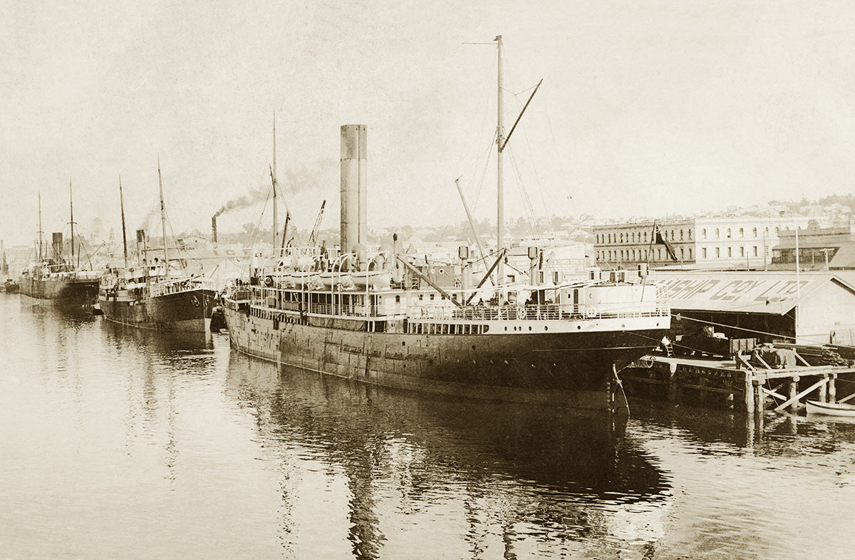 South Wharves, Brisbane QLD Australia c.1922
