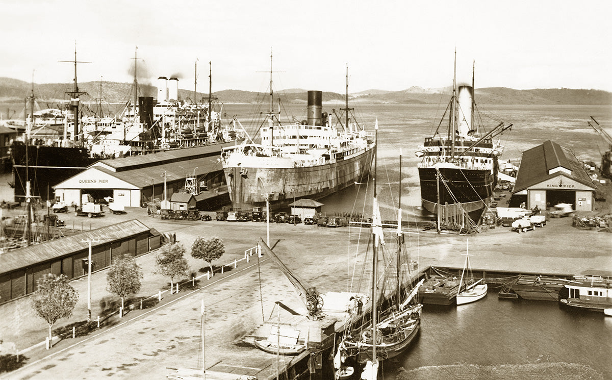 Wharves, Hobart TAS Australia c.1930