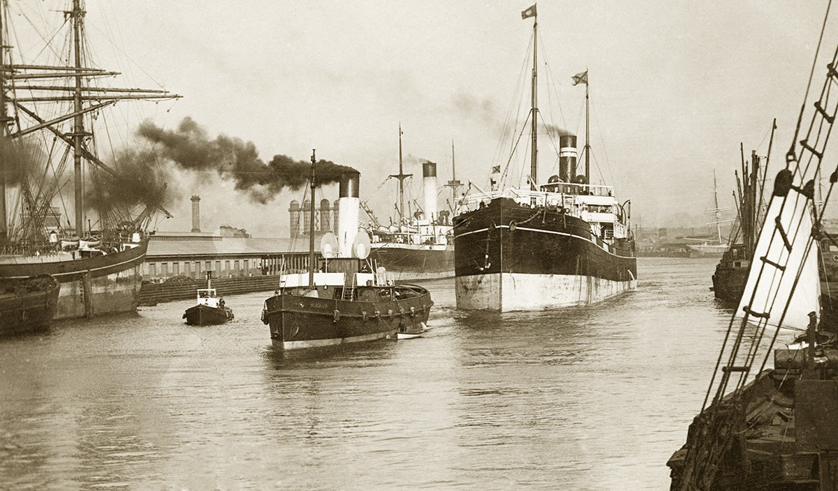 River Yarra, Melbourne VIC Australia 1907