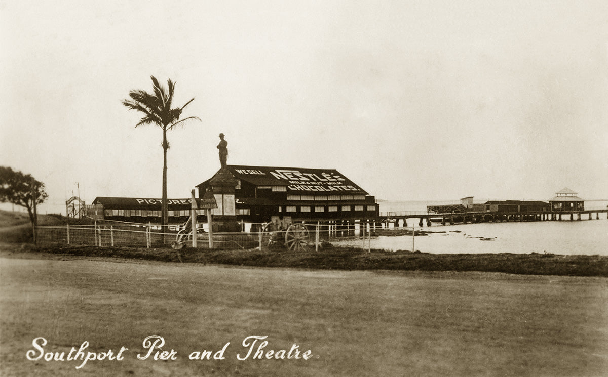 Pier And Theatre, Southport QLD Australia 1930s