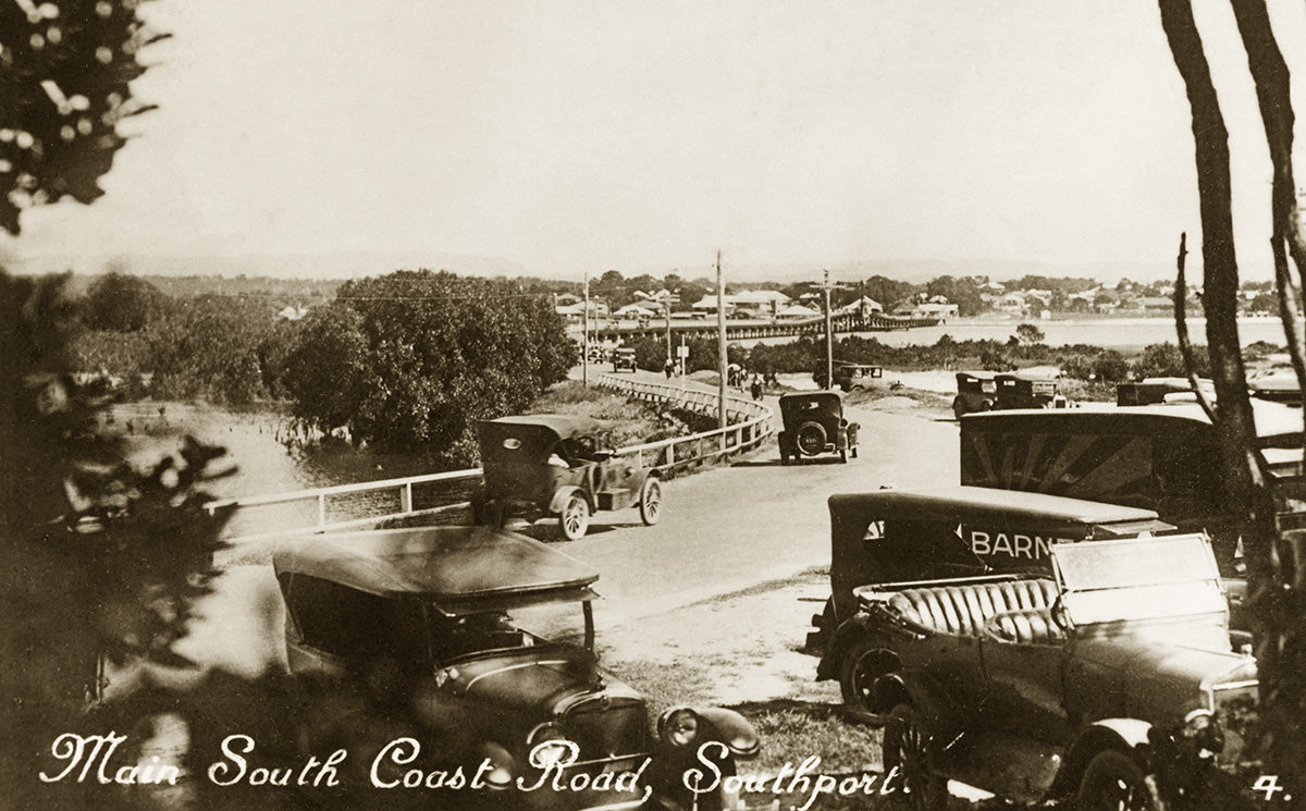 Main South Coast Road, Southport QLD Australia 1930s