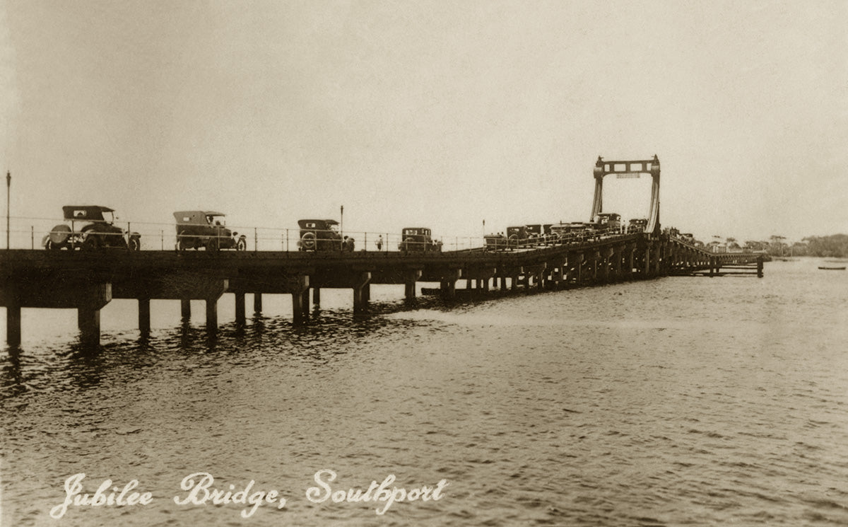 Jubilee Bridge, Southport QLD Australia 1930s