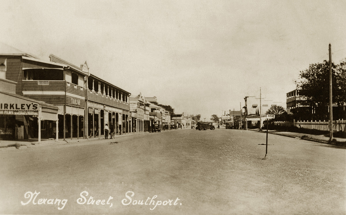 Nerang Street, Southport QLD Australia 1930s