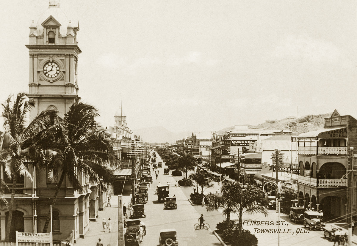 Flinders Street, Townsville QLD Australia c.1930