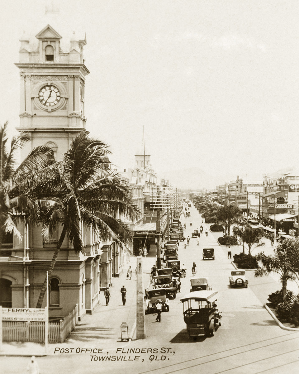Flinders Street, Townsville QLD Australia c.1930