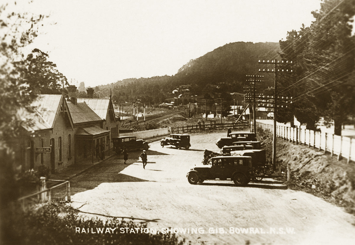 Railway Station, Bowral NSW Australia 1930s