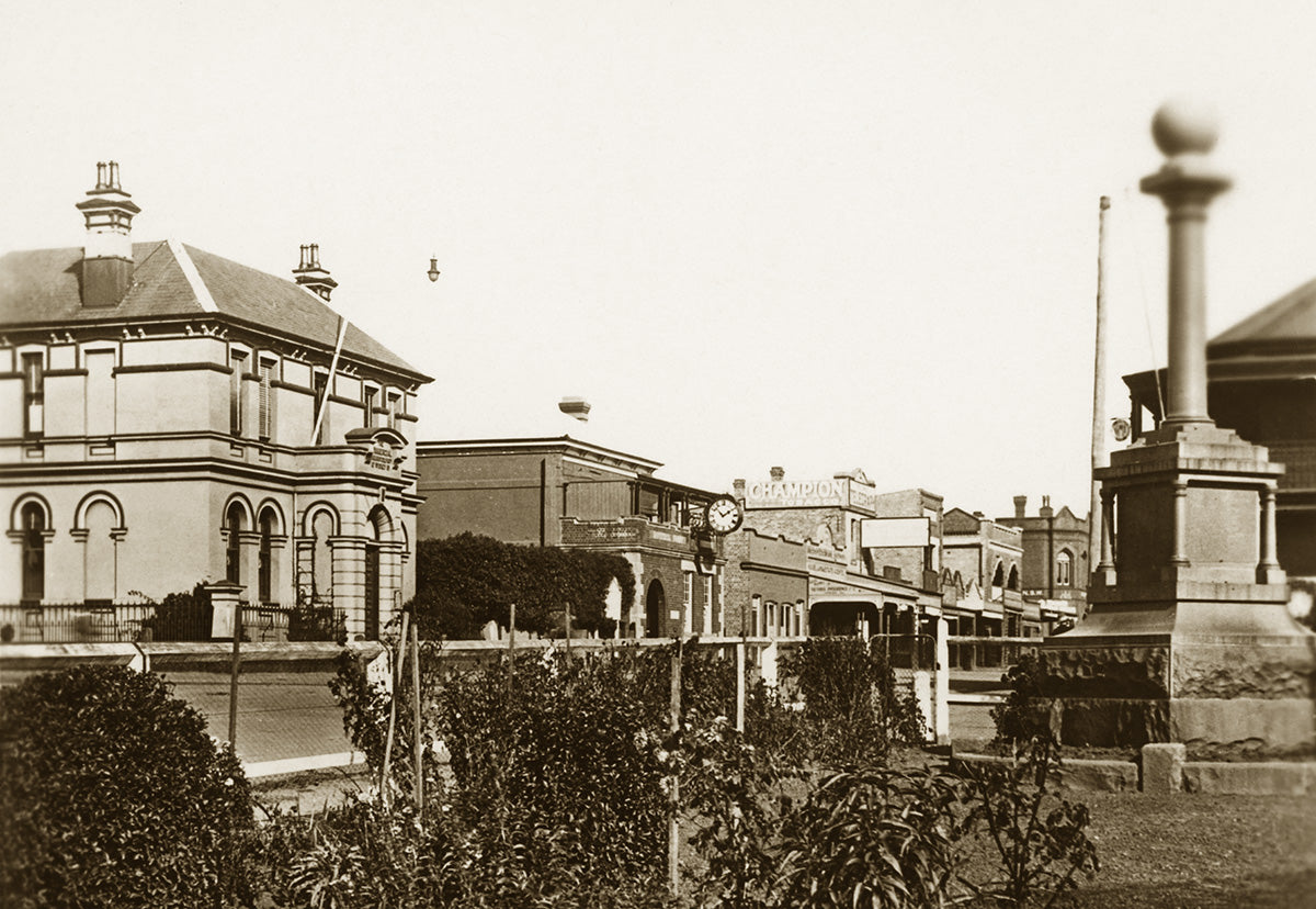 Bank Post Office And Monument, Bowral NSW Australia 1930s