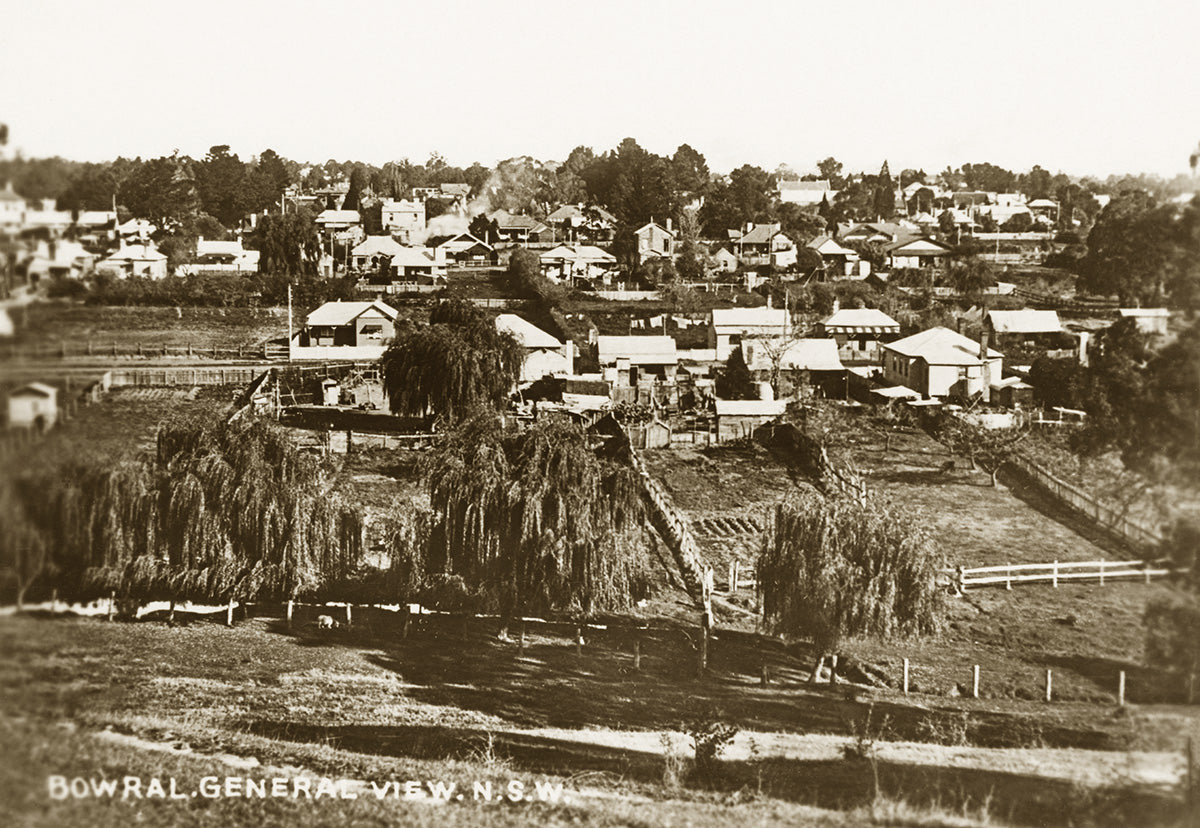General View, Bowral NSW Australia 1930s