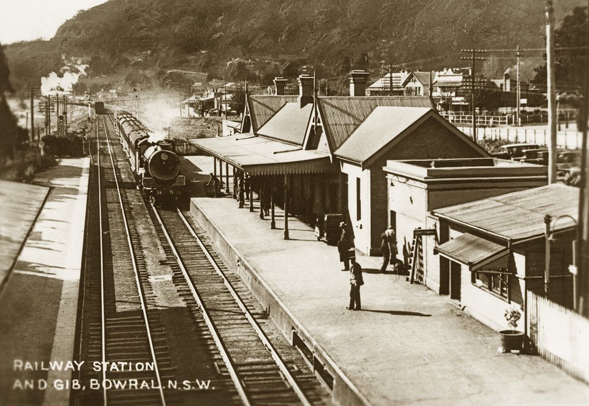 Railway Station, Bowral NSW Australia 1930s