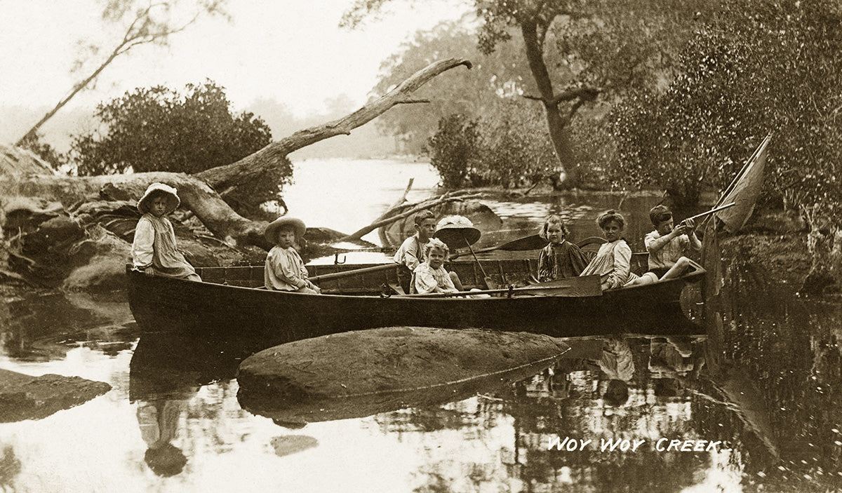 Creek, Woy Woy NSW Australia 1912