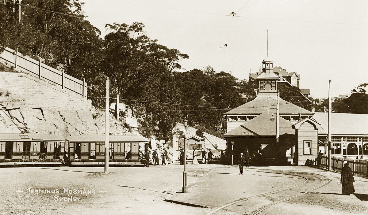 Tram Terminus, Mosman NSW Australia 1907