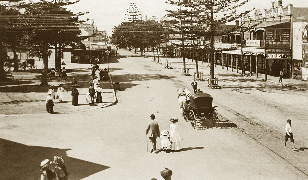 The Corso, Manly NSW Australia 1900s