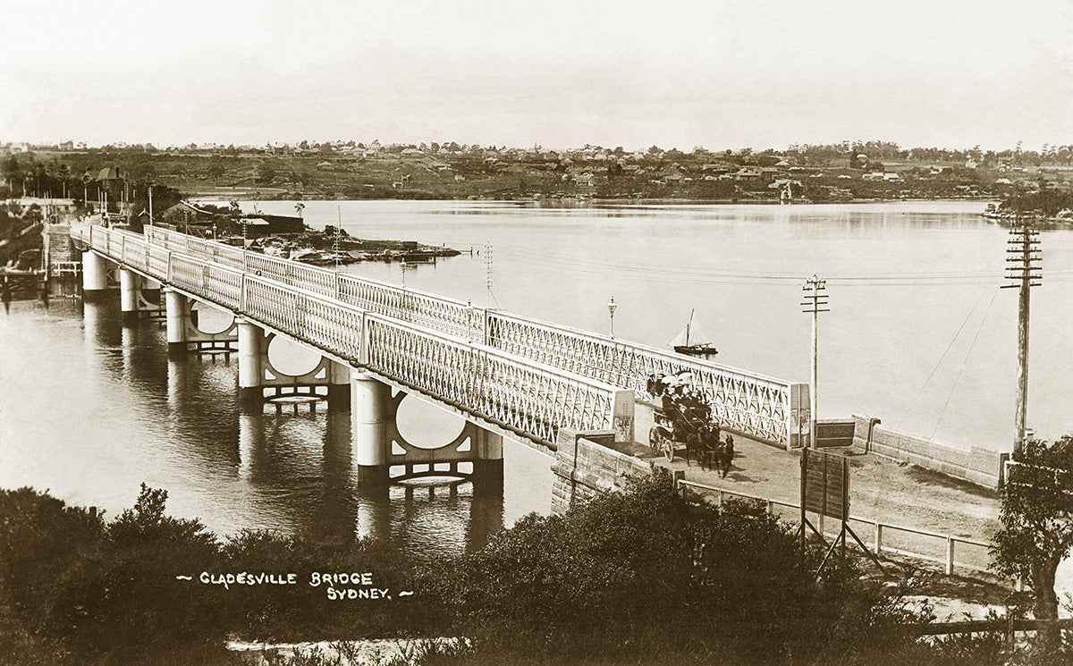 Gladesville Bridge, Gladesville NSW Australia 1908