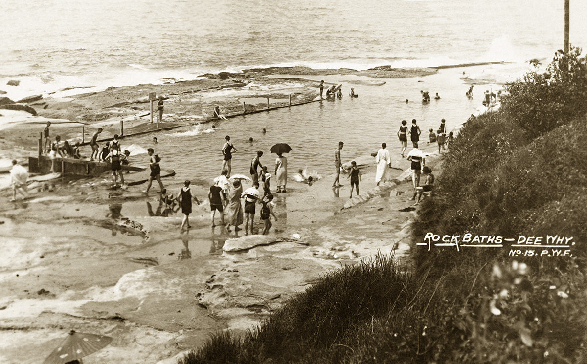 Rock Pool, Dee Why NSW Australia 1920s