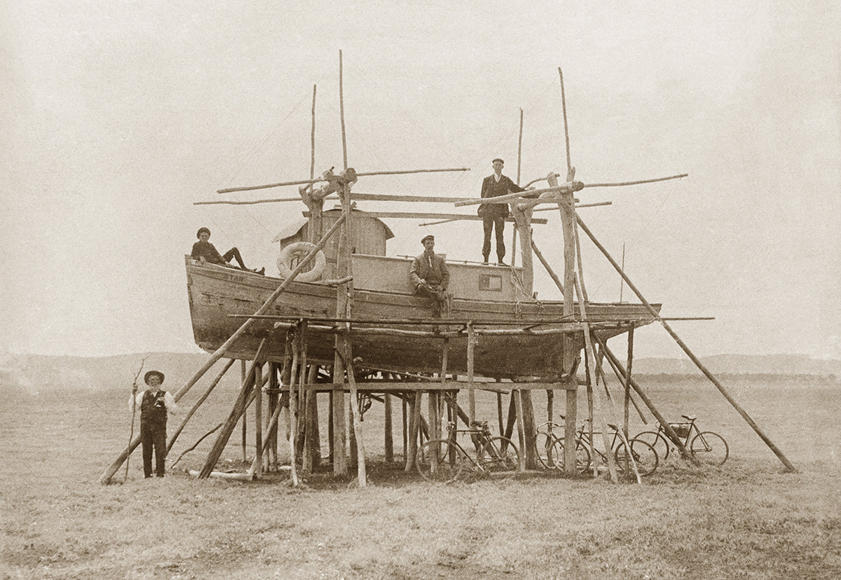 Boat On Lake George, Australia NSW 1905