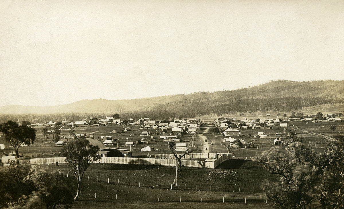 General View Of Town, Barraba NSW Australia c.1910