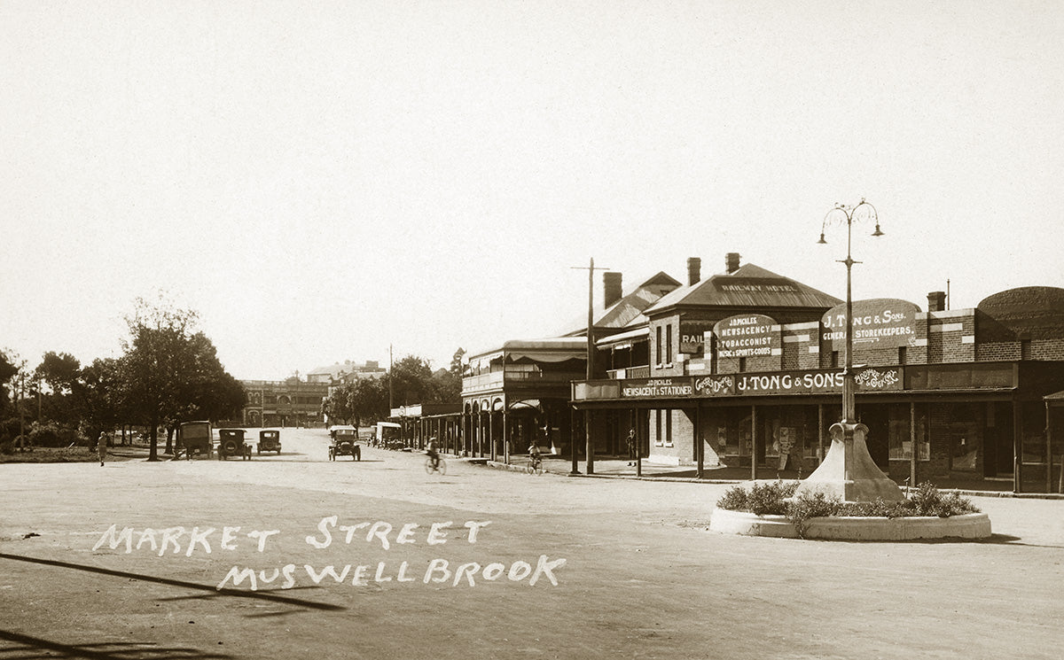 Market Street, Muswellbrook NSW Australia c.1920
