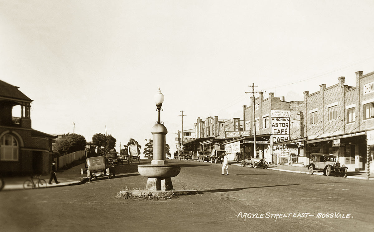 Argyle Street, Moss Vale NSW Australia 1920s