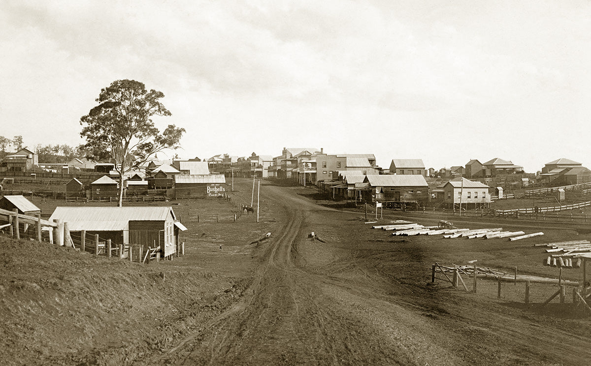 General View Of Town And Main Road, Kyogle NSW Australia c.1900