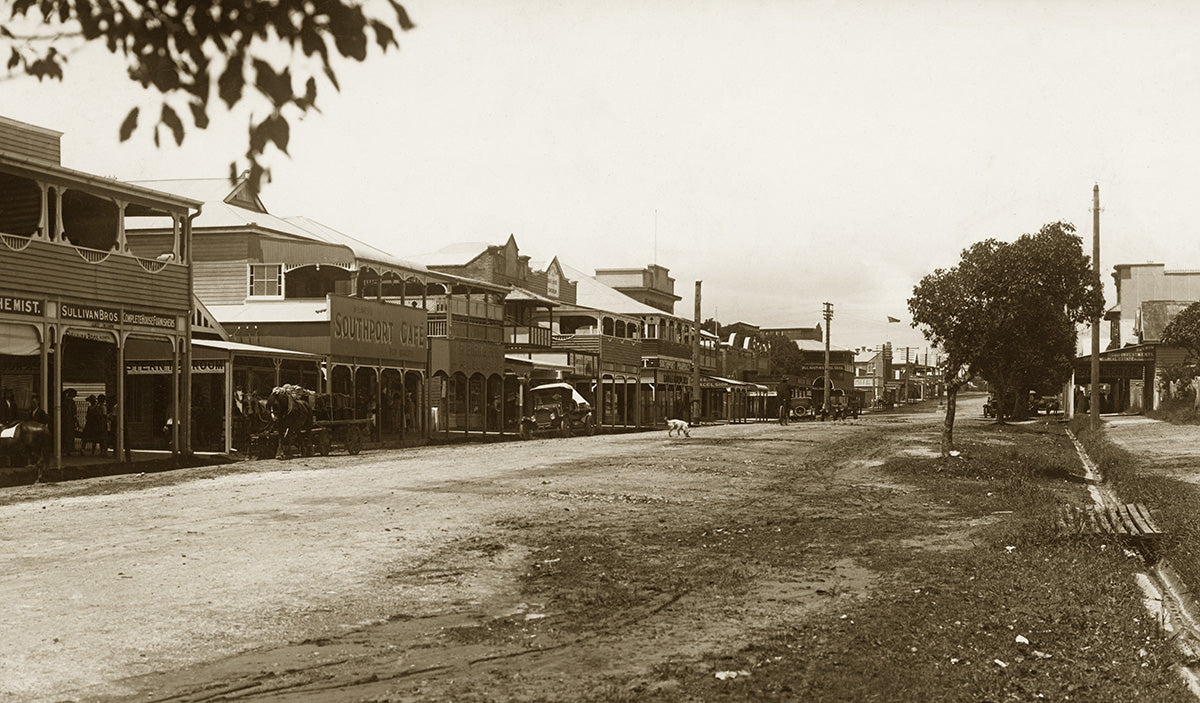 Nerang Street, Southport QLD Australia 1920s