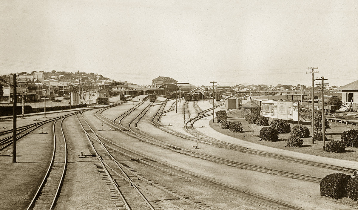 Railway Station, Townsville QLD Australia 1960s