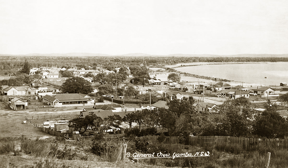 General View Of Town, Yamba NSW Australia 1930s