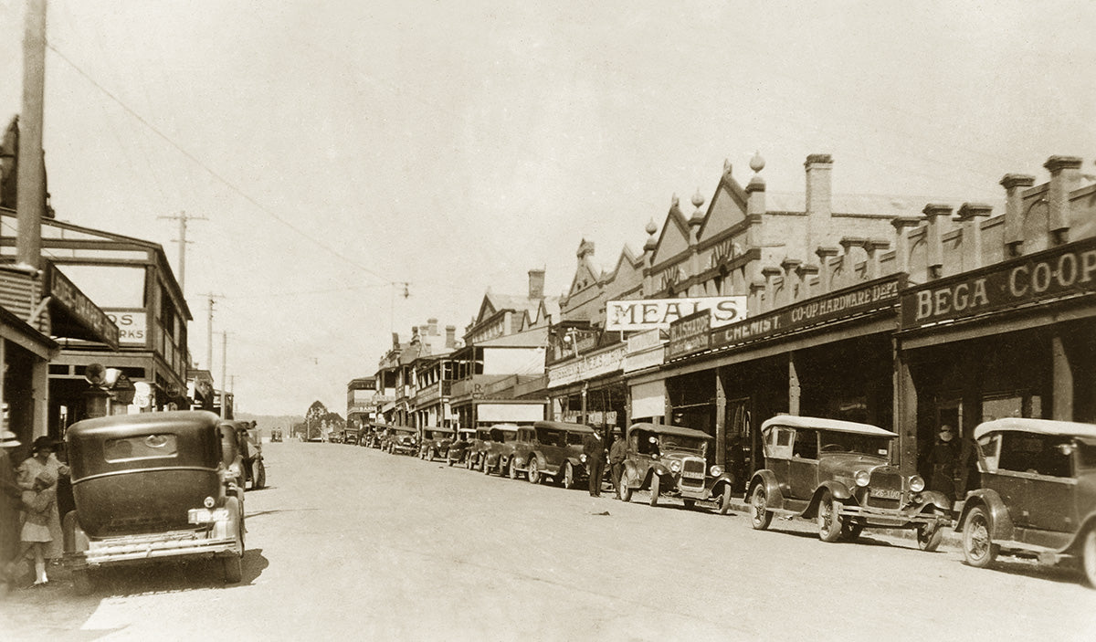 Main Street, Bega NSW Australia 1920s