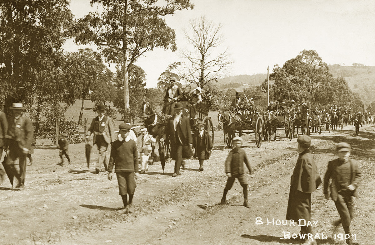8 Hour Day Procession, Bowral NSW Australia 1907