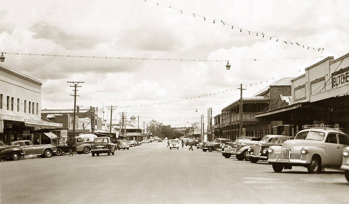 Talbragar Street, Dubbo NSW Australia 1950s