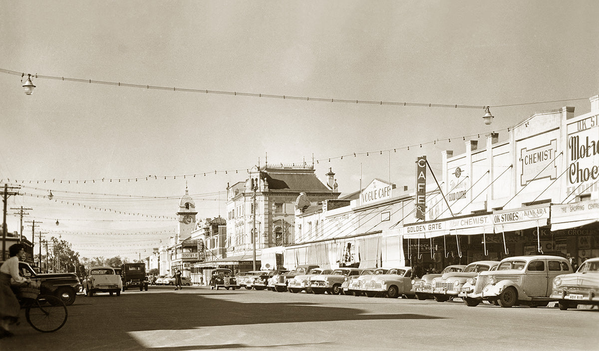 Macquarie Street, Dubbo NSW Australia 1950s