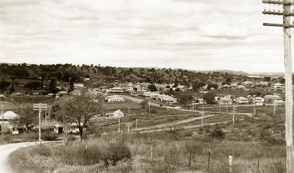 General View From Hospital, Molong NSW Australia 1930s