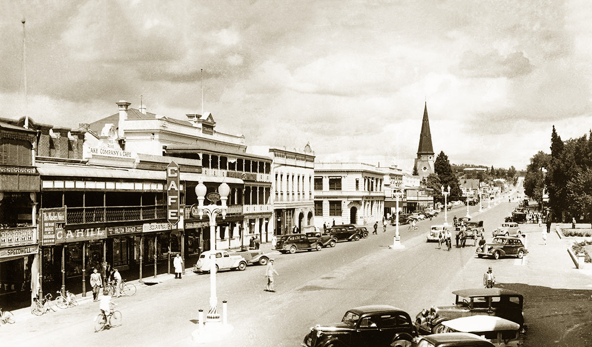 William Street, Bathurst NSW Australia 1940s