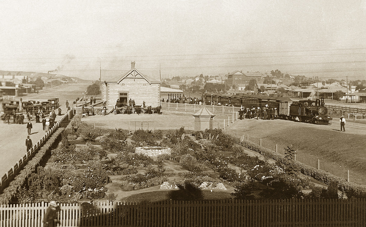 Sulphide Railway Station, Broken Hill NSW Australia c.1918